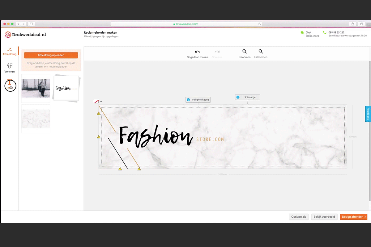 Zo voor elkaar in 9 stappen je eigen reclamebord maken Drukwerkdeal.nl