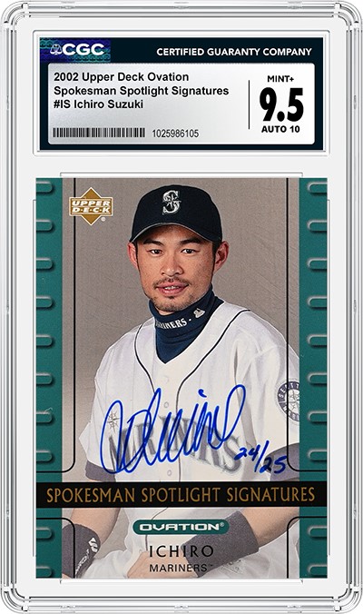 Ten Terrific CGC-certified Cards of MLB Hall of Famer Ichiro
