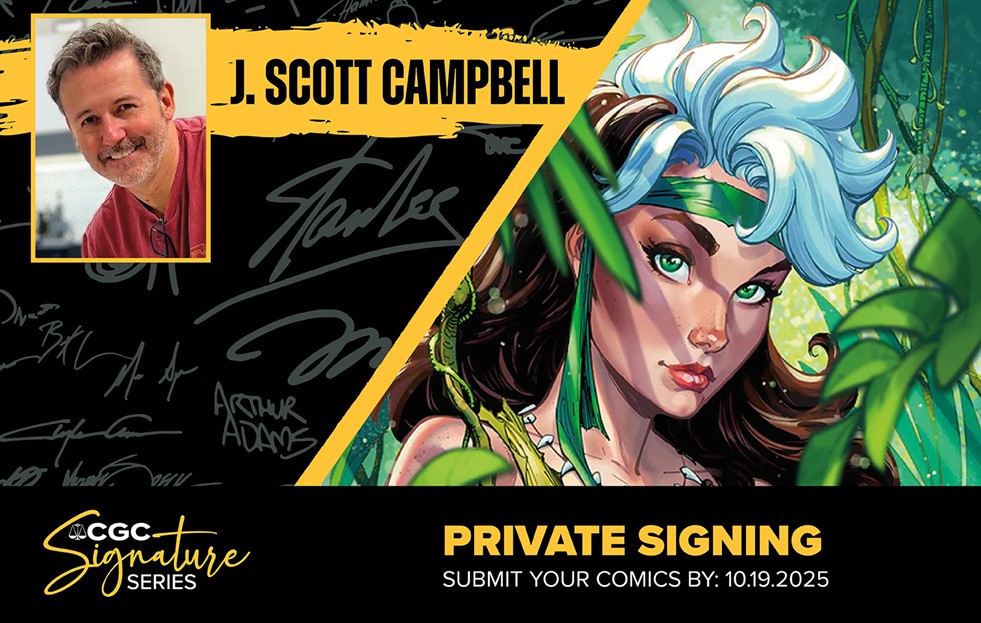 CGC Announces Sixth Annual Private Signing with Acclaimed Comic
