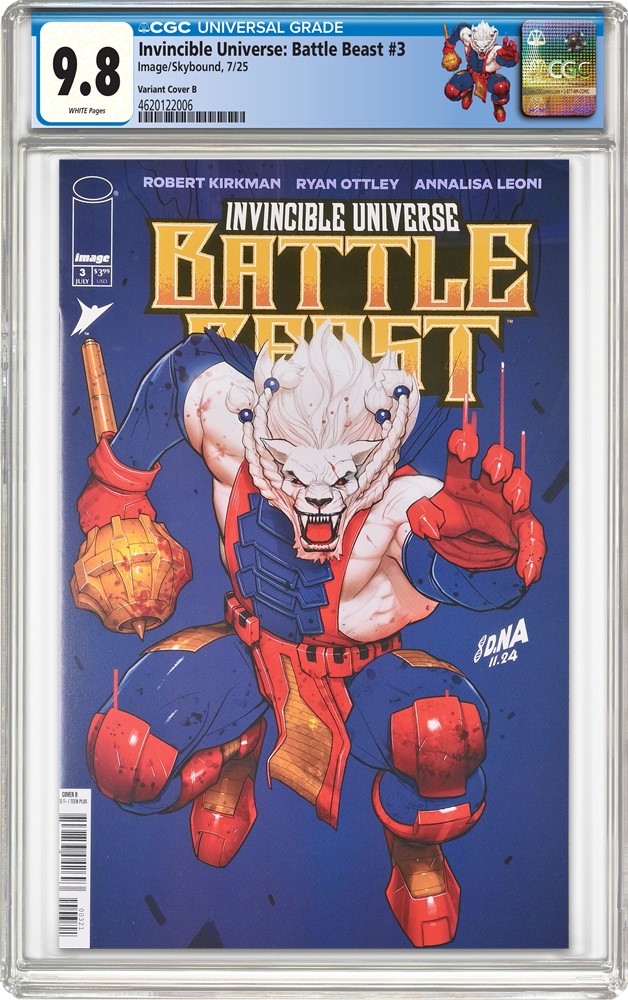 Two Titans of the Invincible Universe Get New CGC Custom Labels