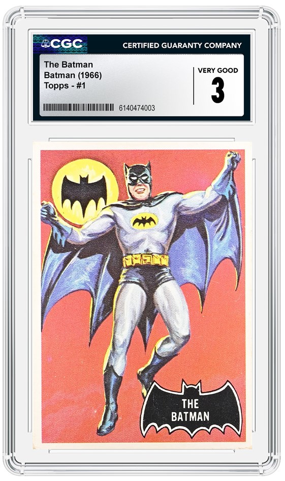 CGC Featured Card of the Month: 1966 Topps Batman #1 The Batman