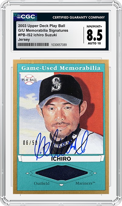 Ten Terrific CGC-certified Cards of MLB Hall of Famer Ichiro