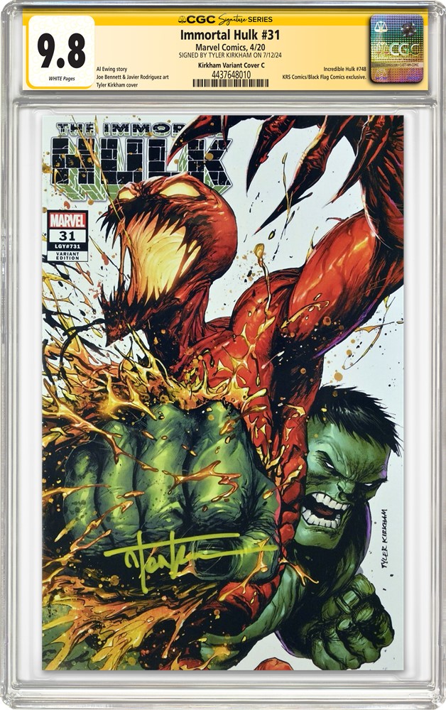 CGC Announces Private Signing with Tyler Kirkham | CGC Grading