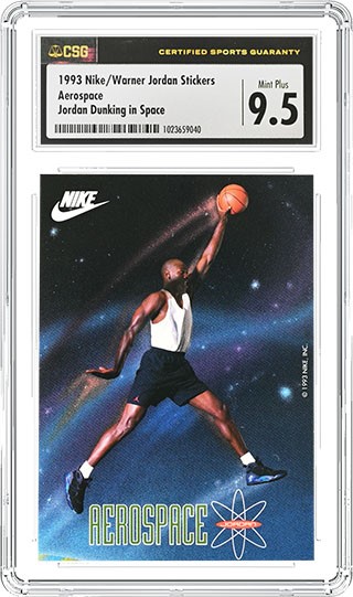 CSG Registry Featured Set: 1993 Nike/Warner Jordan Stickers | CGC