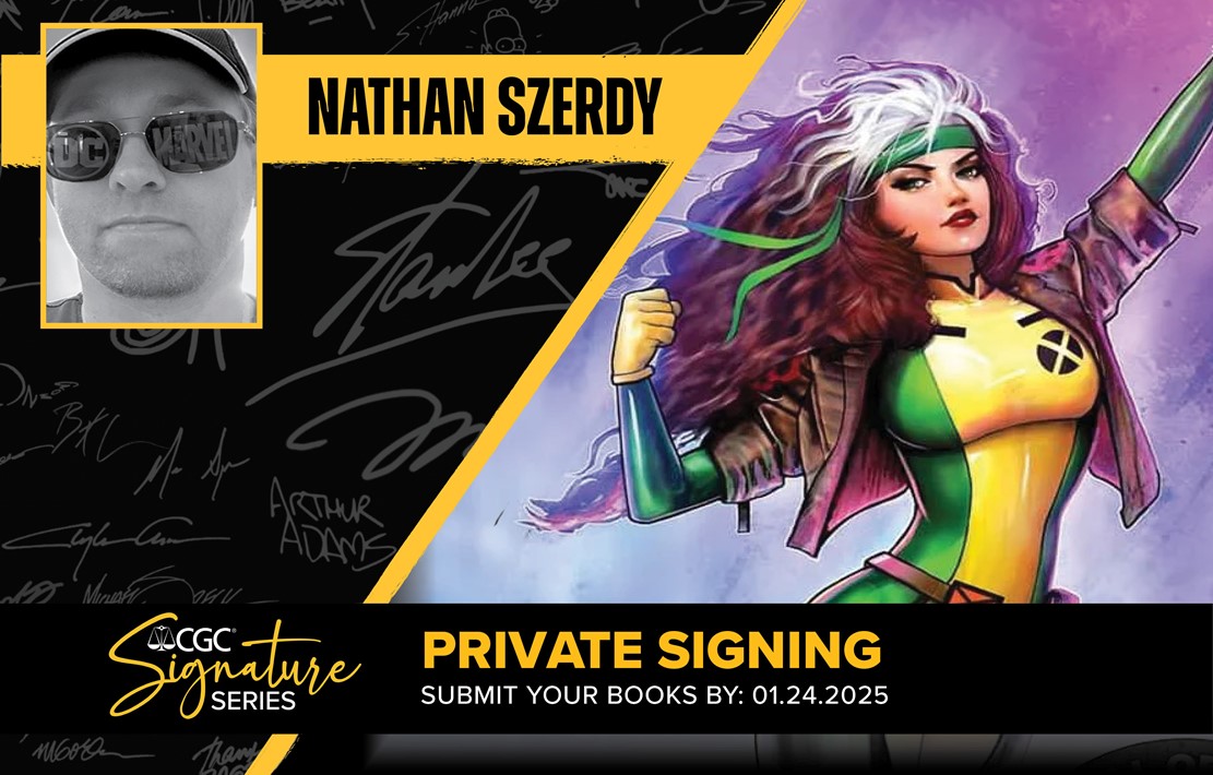 Nathan Szerdy Joins CGC for an In-House Private Signing Event