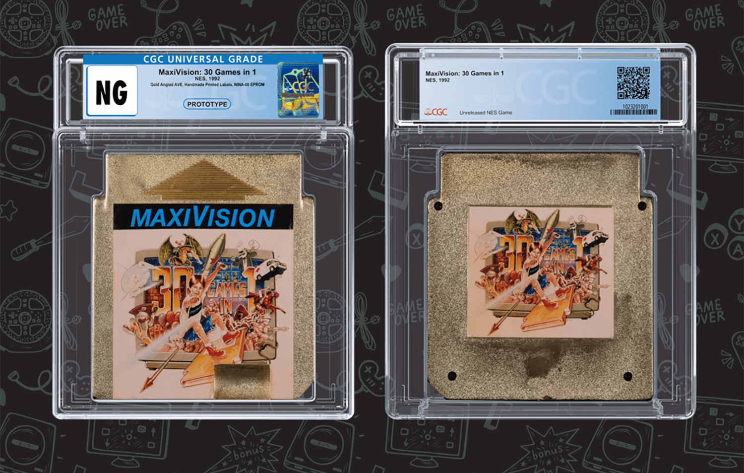 CGC Video Games Grades MaxiVision 30-in-1 Prototype | CGC Grading