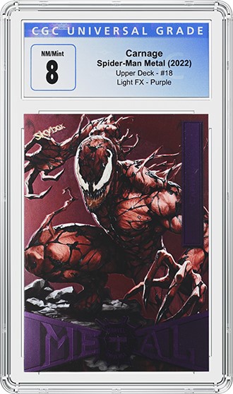 1/1 Spider-Man Metal Carnage Certified by CGC Trading Cards | CGC