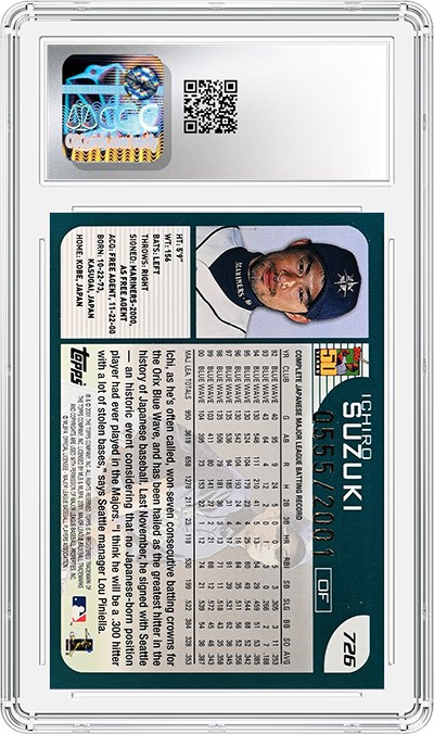 Ten Terrific CGC-certified Cards of MLB Hall of Famer Ichiro