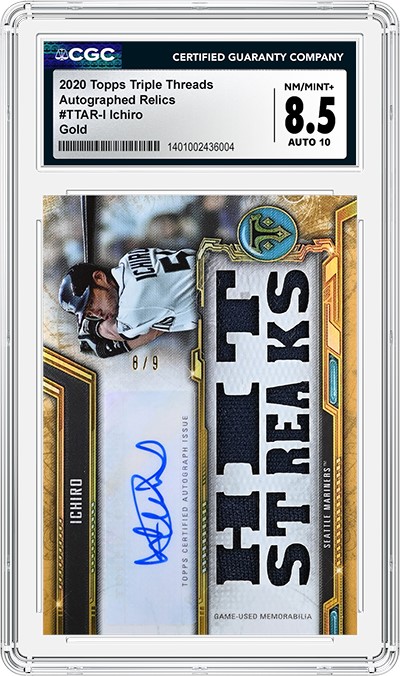 Ten Terrific CGC-certified Cards of MLB Hall of Famer Ichiro