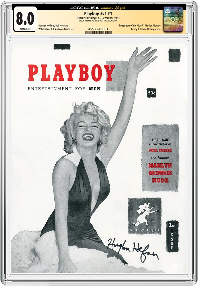 Goldin Offers Playboy #1 with Iconic Marilyn Monroe Cover Signed