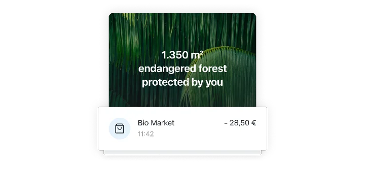 rainforest protection in app