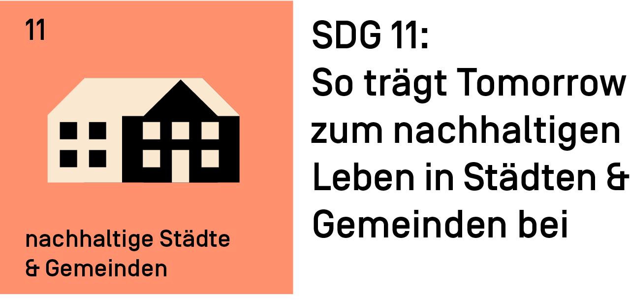 SDG 11: So trägt Tomorrow zum nachhaltigen Leben in Städten und Gemeinden bei