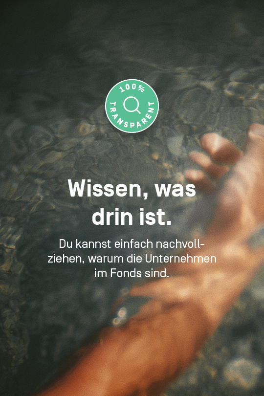 Wissen, was drin ist.