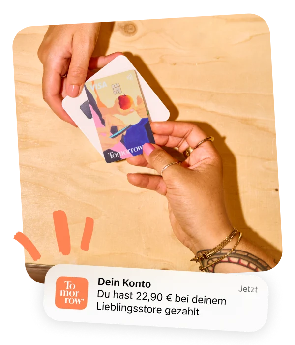 Kontaktloses Bezahlen mit der Tomorrow Card