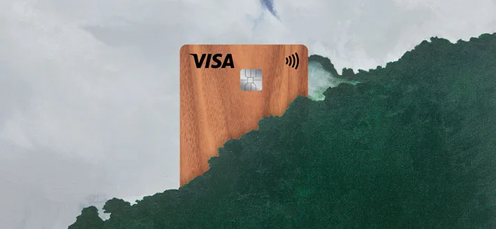 Wooden card Tomorrow Zero