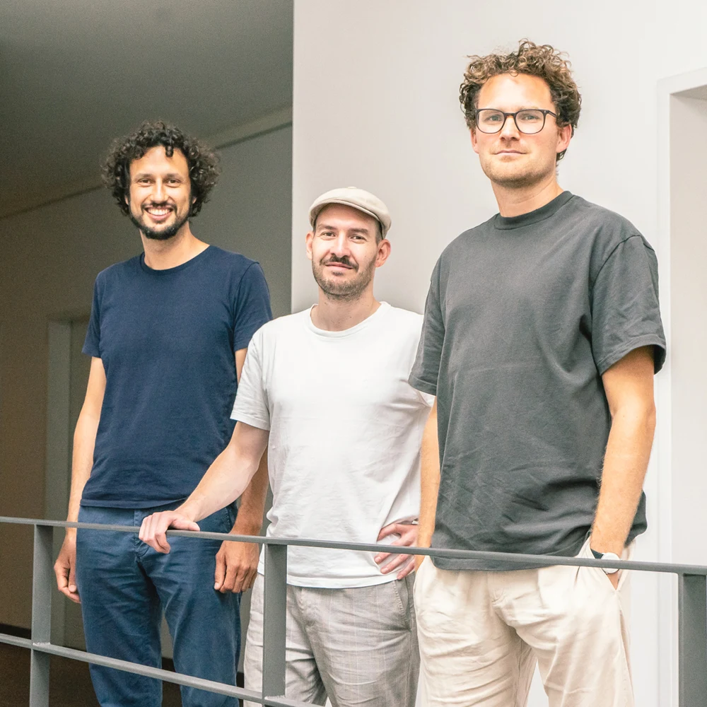 Die drei Mitbegründer von Tomorrow