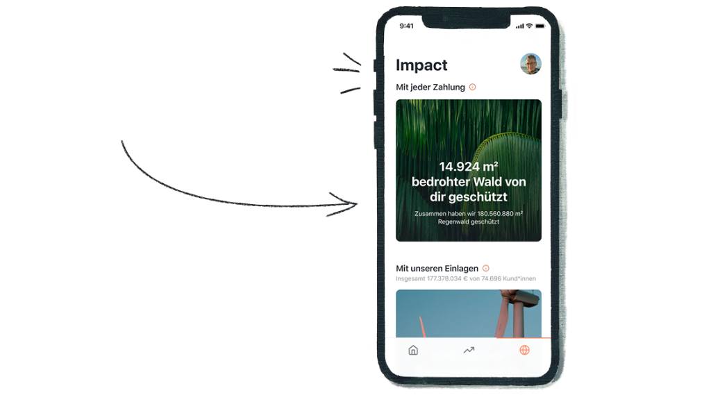 Regenwaldschutz: Weitere Ansicht in der App 