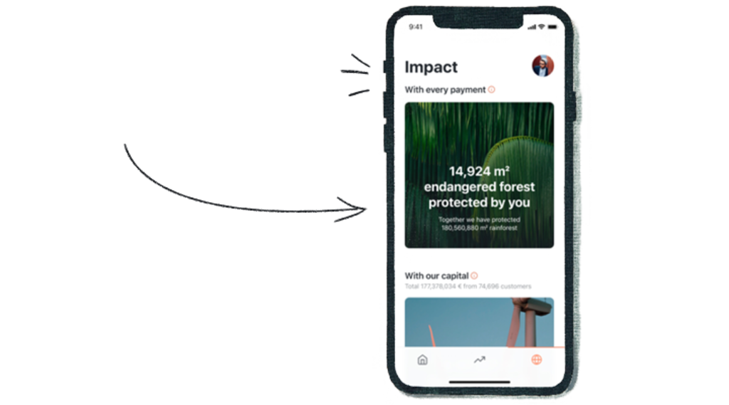 rainforest protection: another view in the app