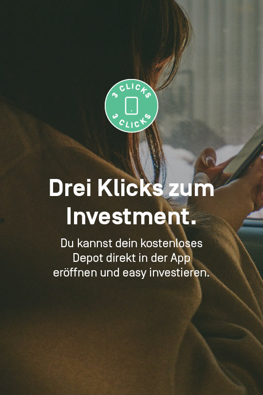 In drei Klicks zum Investment