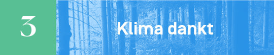 Das Klima dankt
