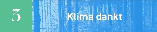 Das Klima dankt