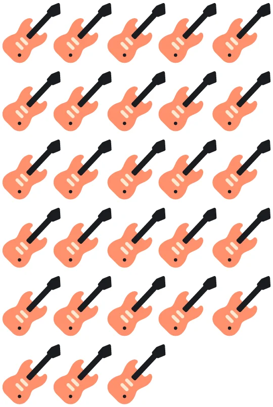 80 Gitarren