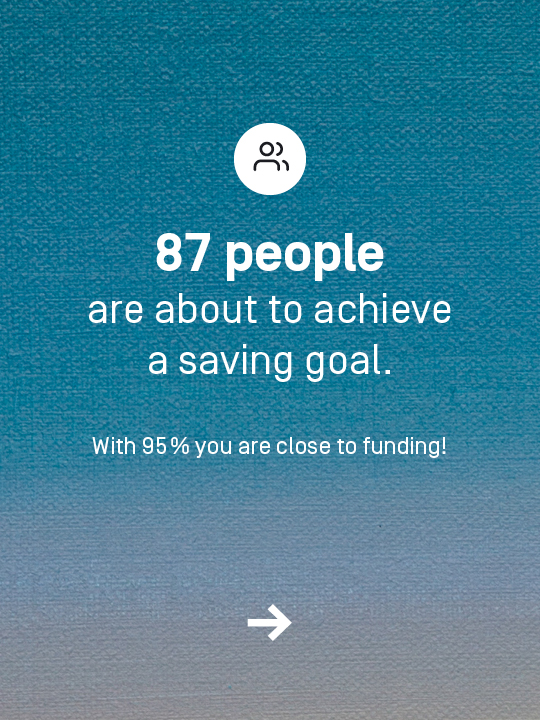 87 people are close to reaching a pocket savings goal.