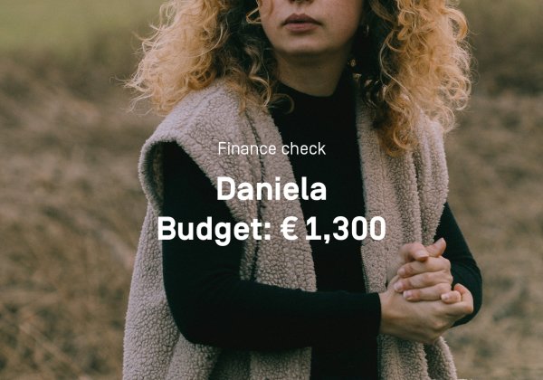 Finance check, Daniela, Budget: € 1,300 