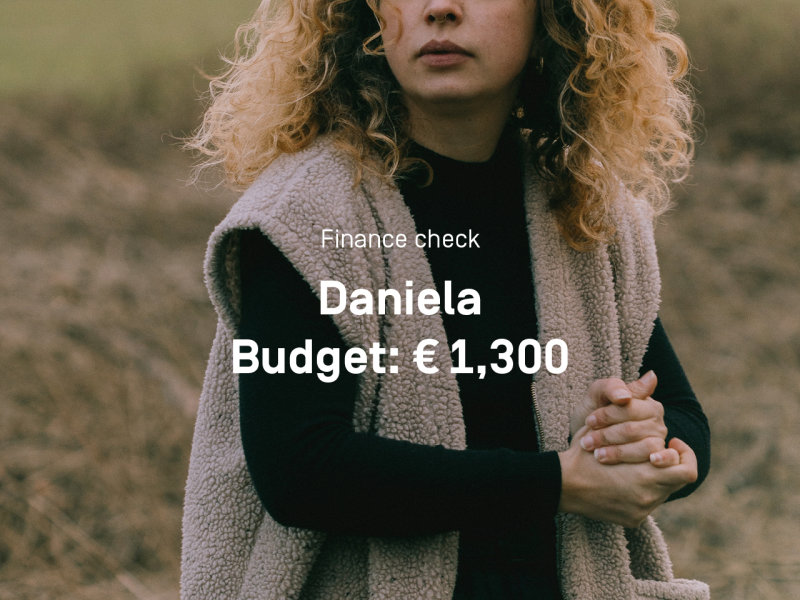 Finance check, Daniela, Budget: € 1,300 