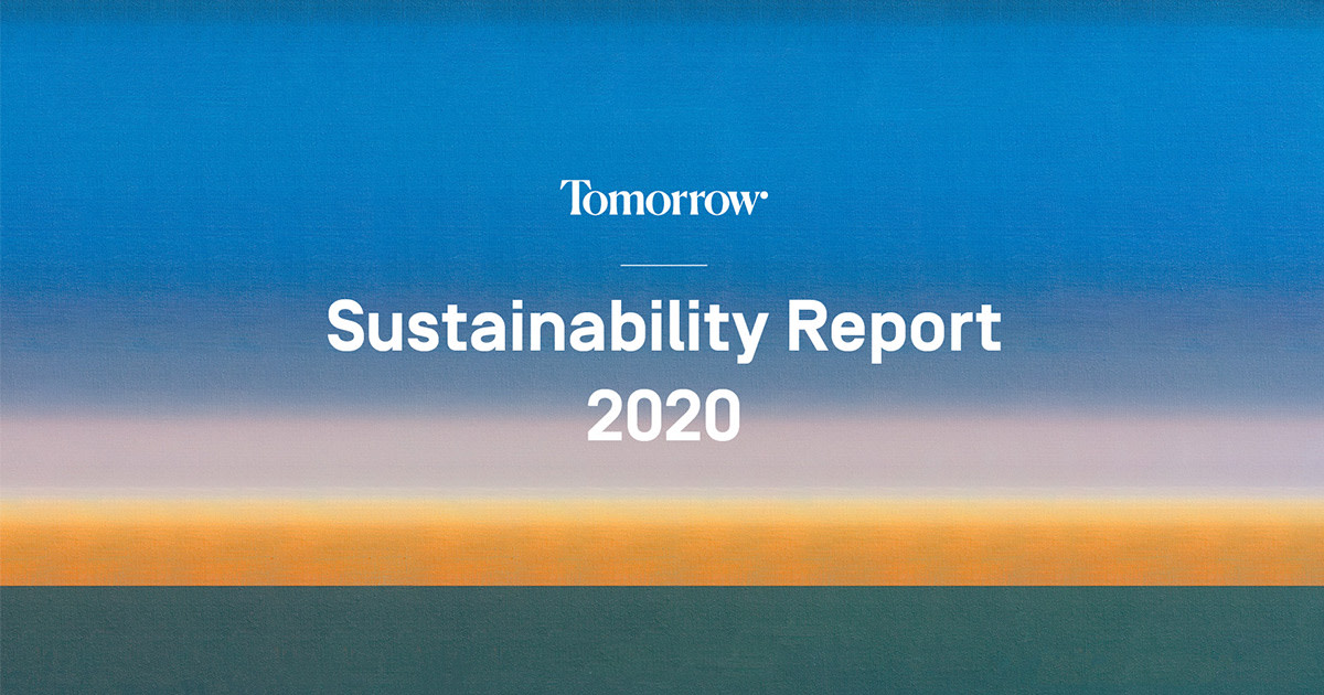 Sustainability Report 2020 | Tomorrow