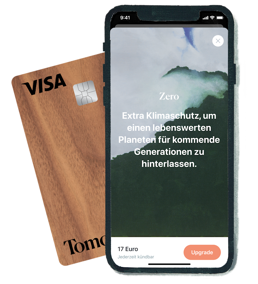 Ein Screenshot von Tomorrow Zero in der App im Vordergrund und der Karte von Tomorrow im Hintergrund