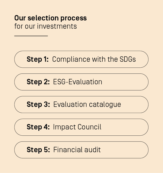 selection process for investments