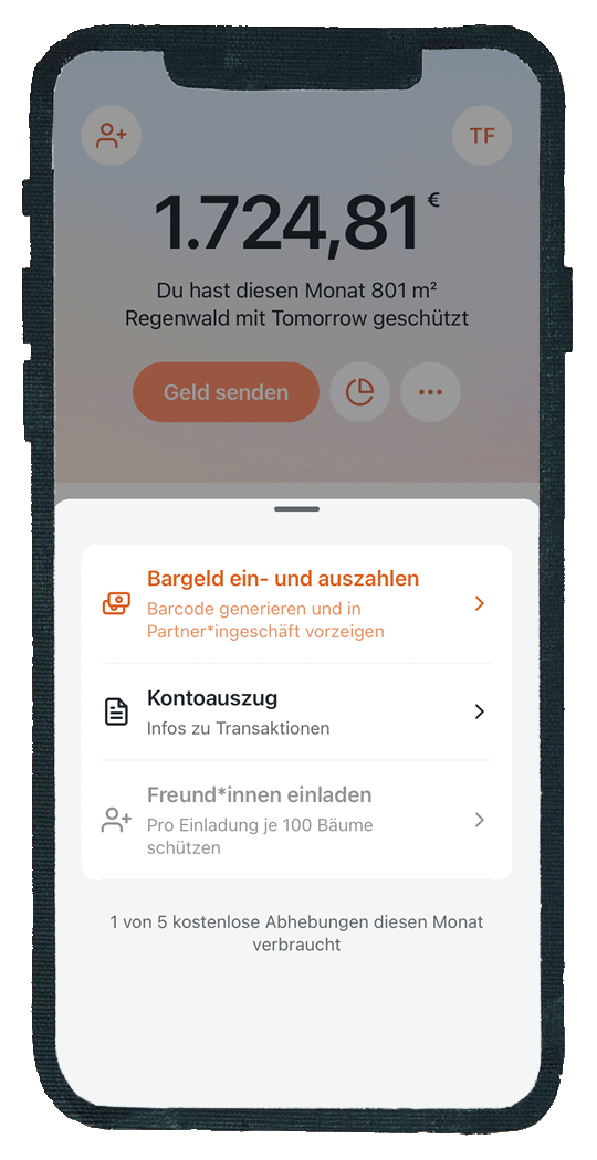 Hier werden die einzelnen Schritte in der App gezeigt, wie im Artikel beschrieben.