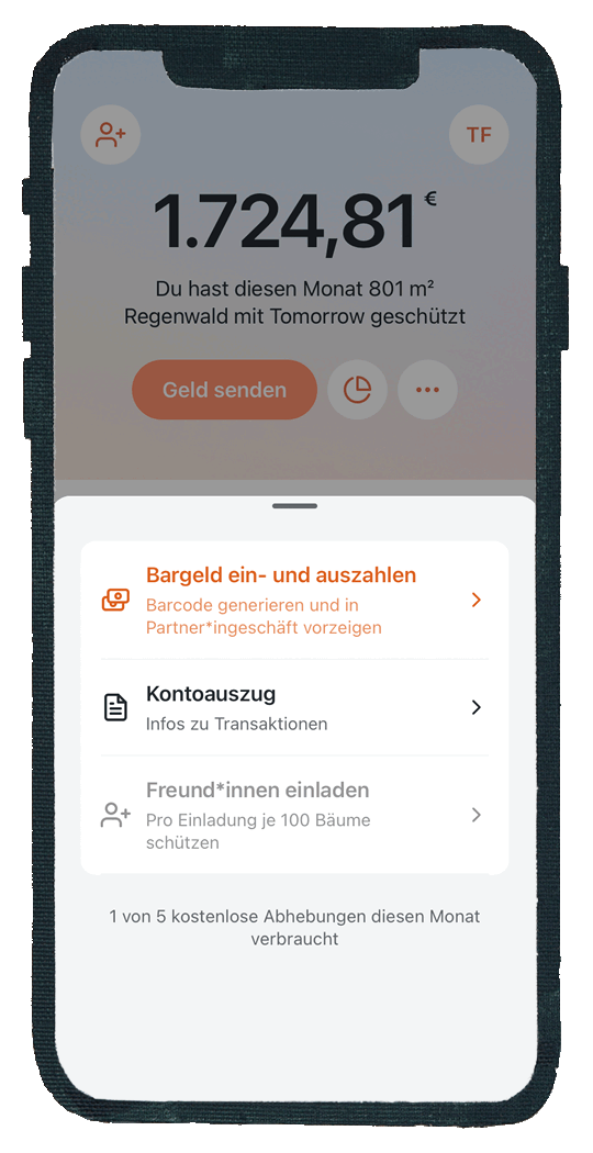 Hier werden die einzelnen Schritte in der App gezeigt, wie im Artikel beschrieben.