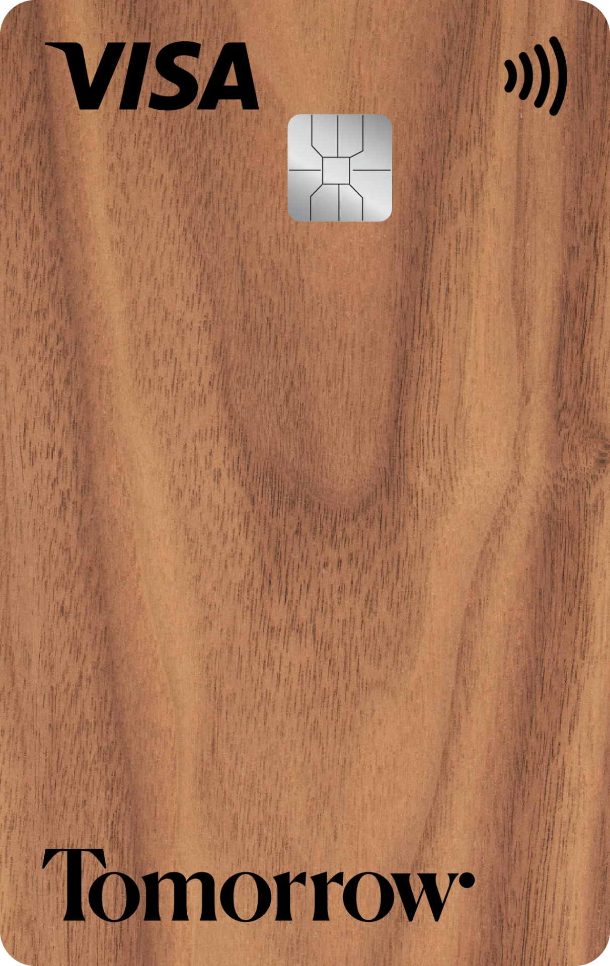 Debit Karte aus Holz