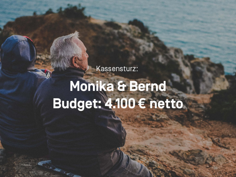 Kassensturz mit Monika und Bernd. Ihr monatliches Budget betträgt 4.100 Euro.