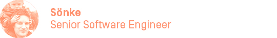 Sönke, Senior Software Engineer