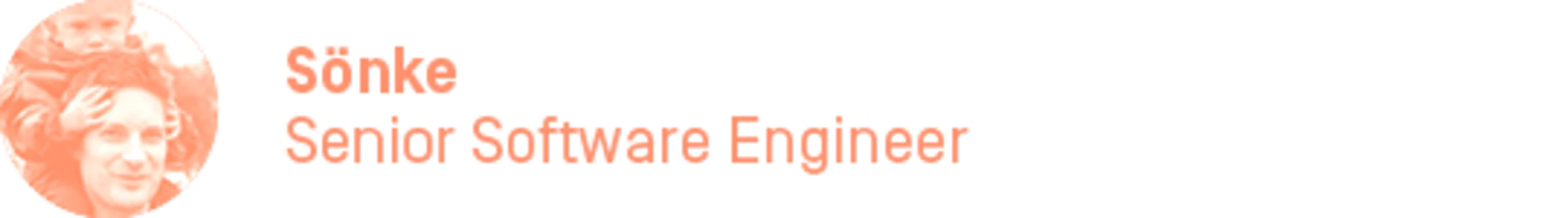 Sönke, Senior Software Engineer
