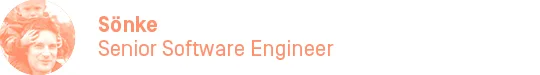 Sönke, Senior Software Engineer