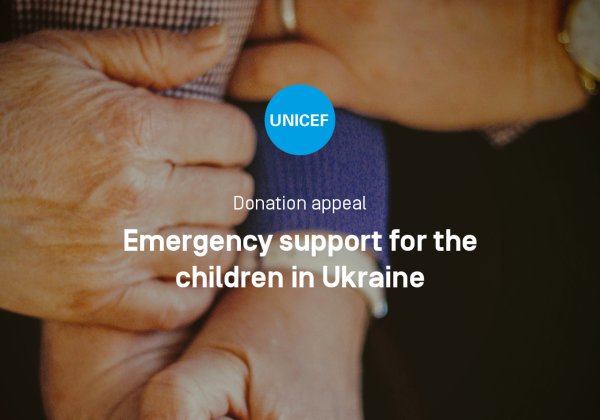 Picture: Holding hands
Text: Donation Appeal – Help for Ukraine