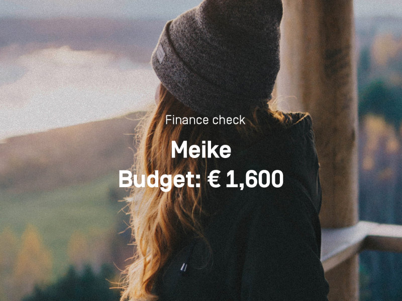 Finance check, Meike, Budget: €1,600