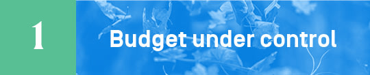 Budget under controll