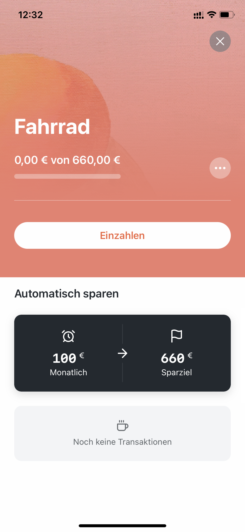 Geld zur Pocket-App hinzufügen Screenshot