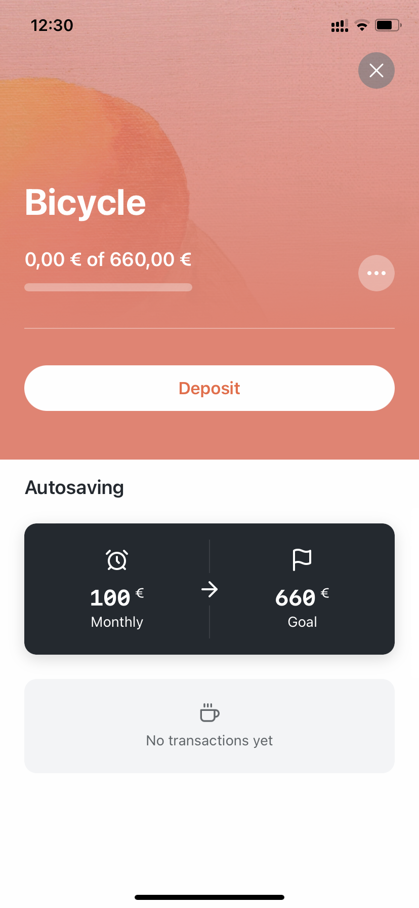 Add money to pocket app screenshot