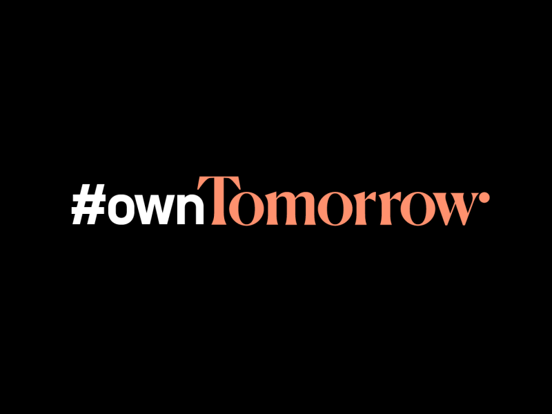 #ownTomorrow