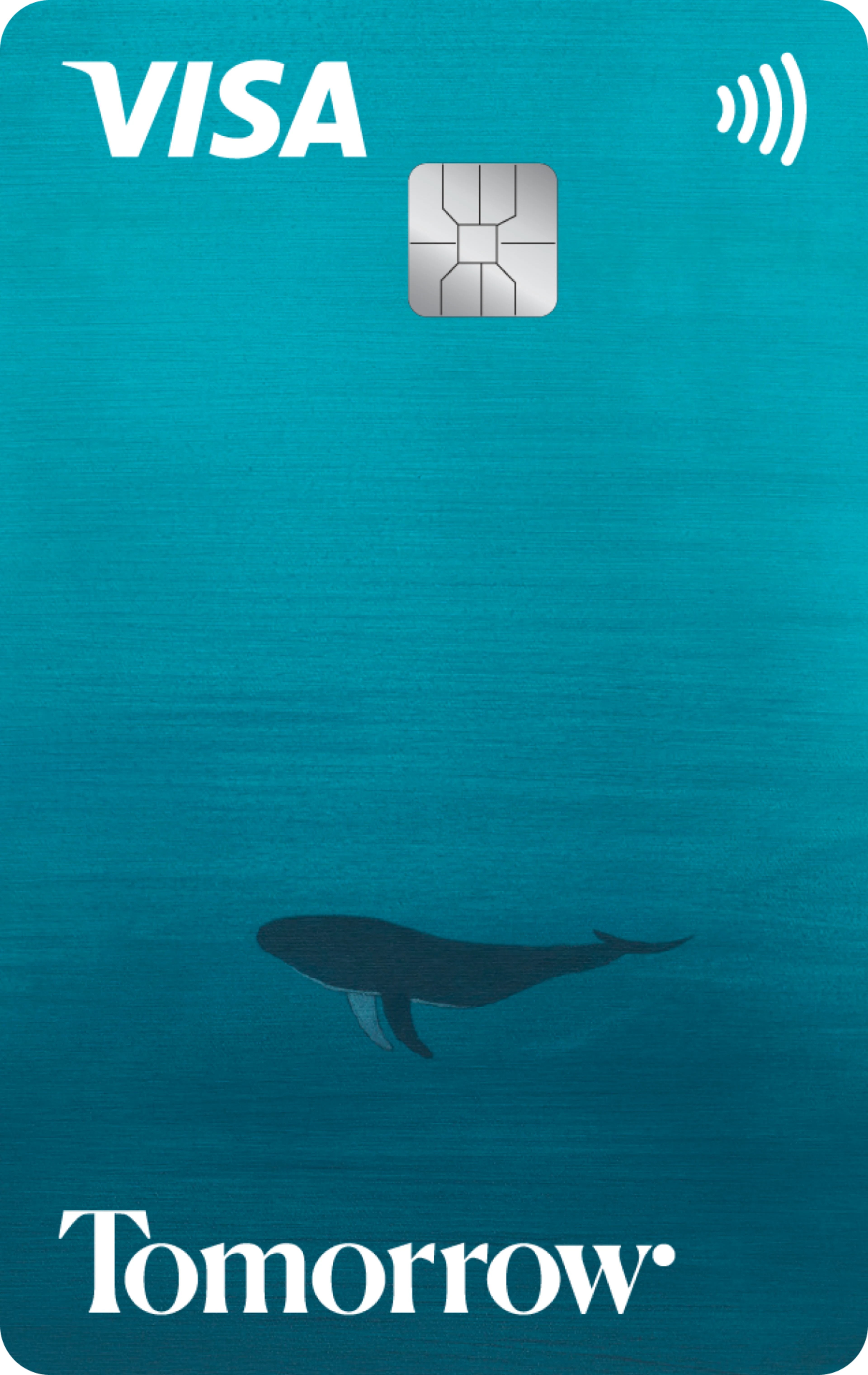 Debit Karte mit Wal Motiv