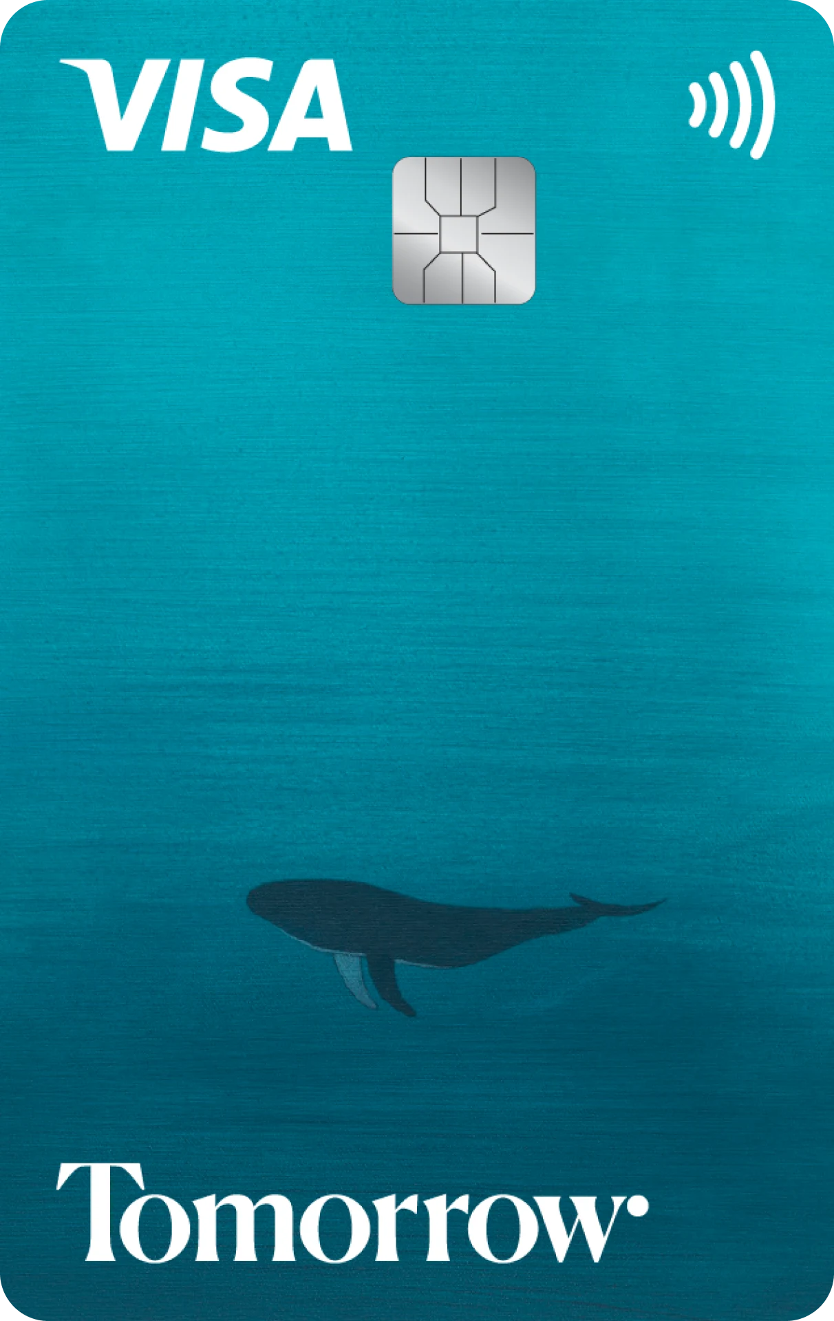Debit Karte mit Wal Motiv