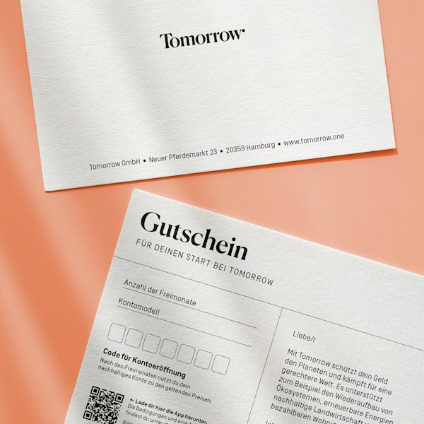 Tomorrow Gutschein: Freimonate für ein Tomorrow Konto