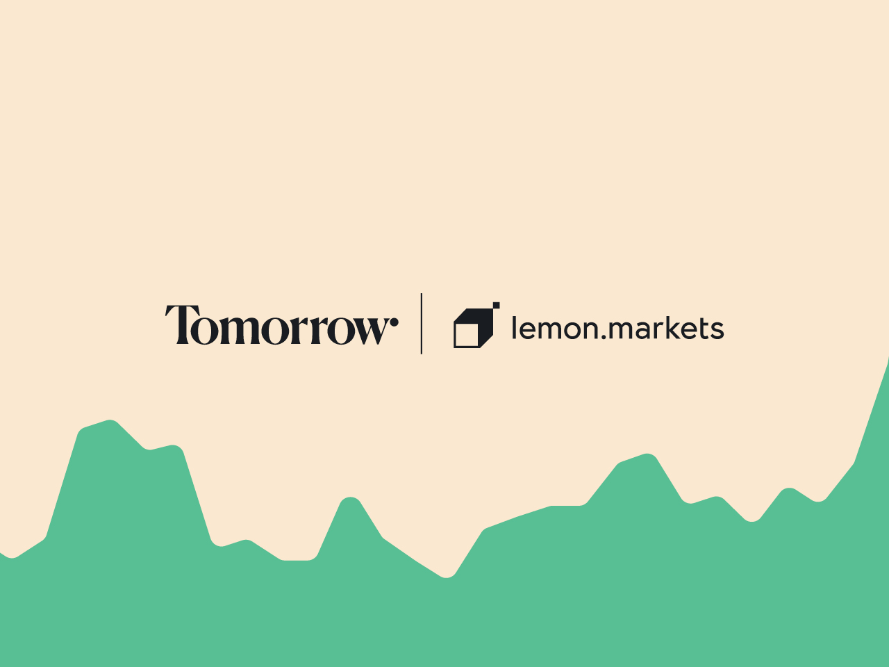 The cover picture shows the logos of Tomorrow and lemon.markets.
