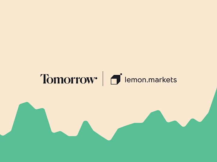 The cover picture shows the logos of Tomorrow and lemon.markets.